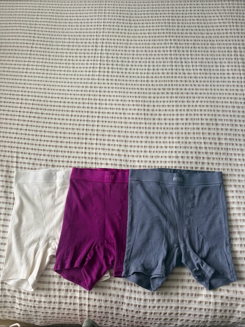 SKIMS Ribbed Boxer Set